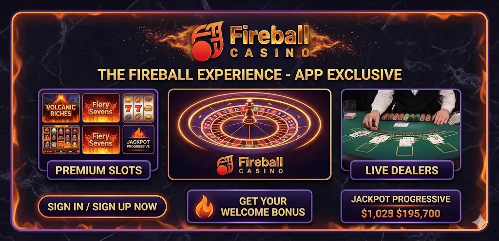 Fireball Casino App, Apk